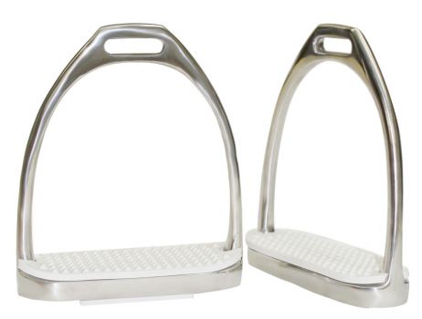 Heavy Duty Pair of English Stirrup Irons w/ Pads